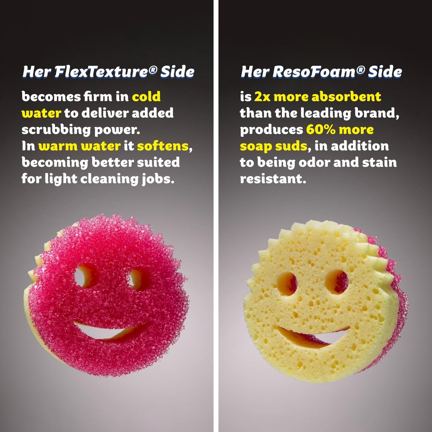 Scrub Daddy Scrub Mommy Sponges